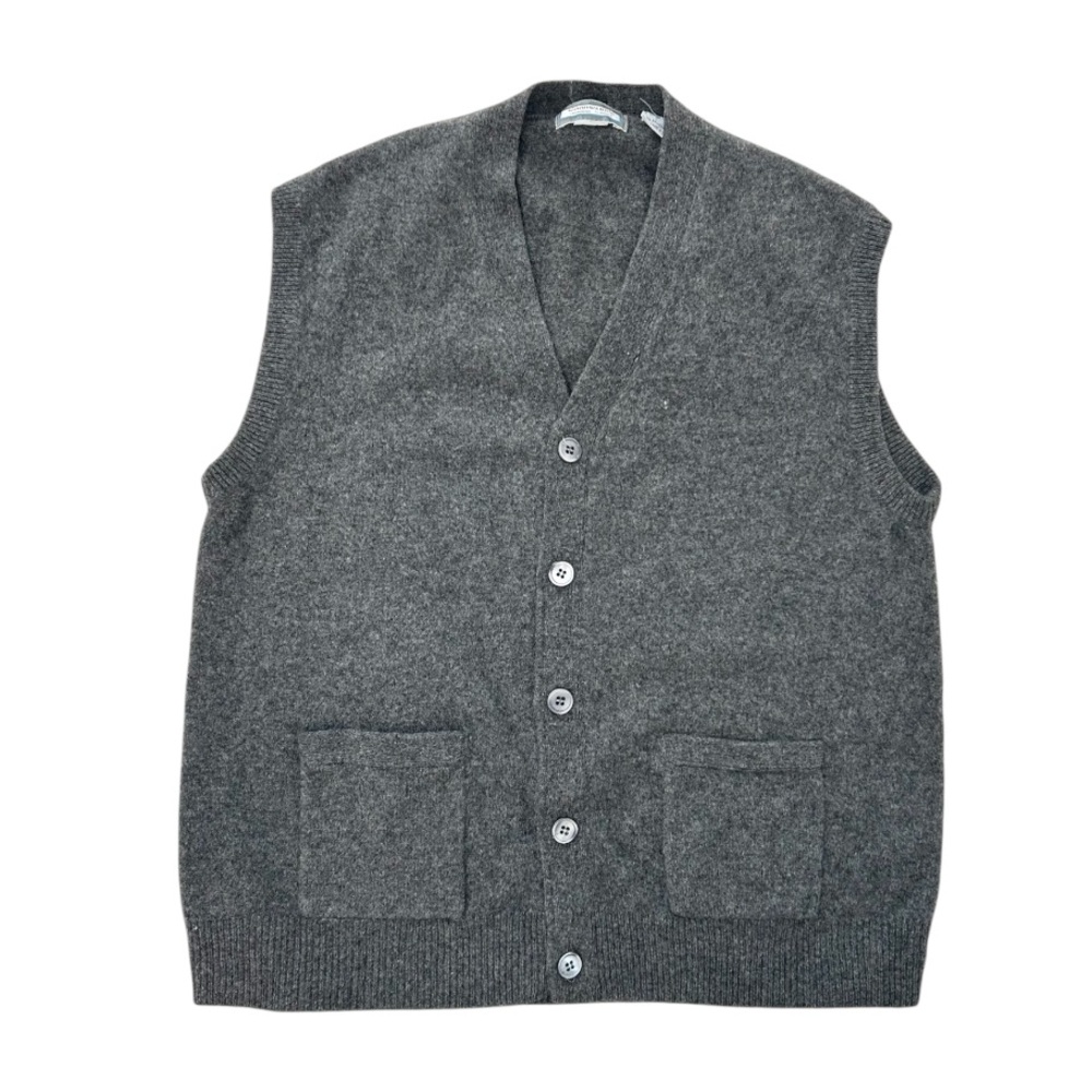 Vintage Woodward Lambswool Gray Sweater Vest